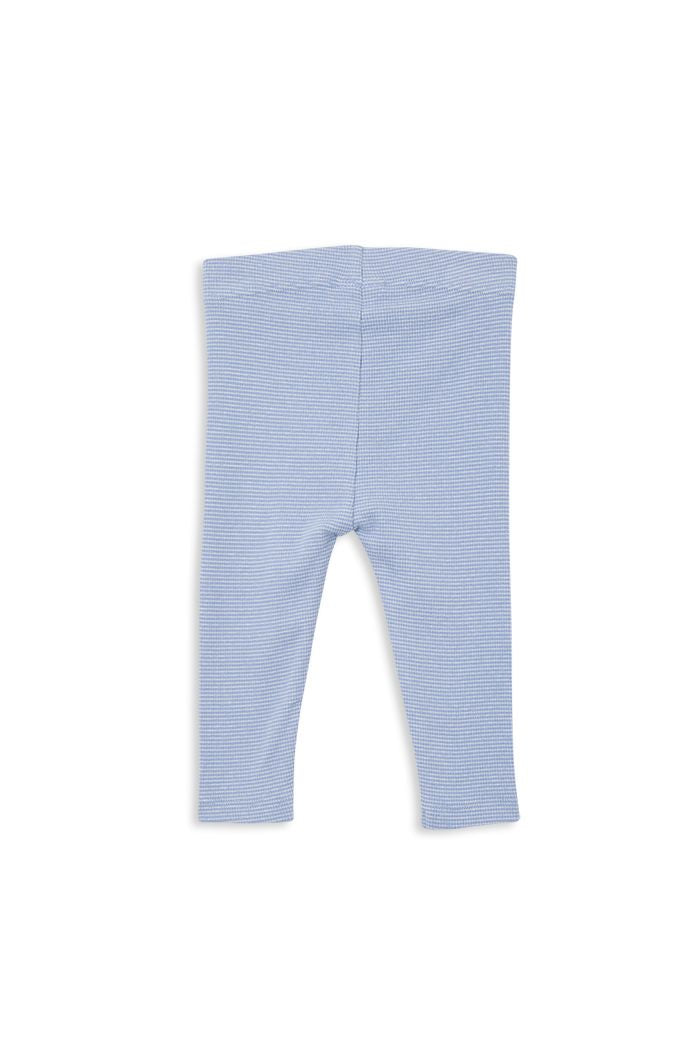 Blue Marle Rib Baby Pant