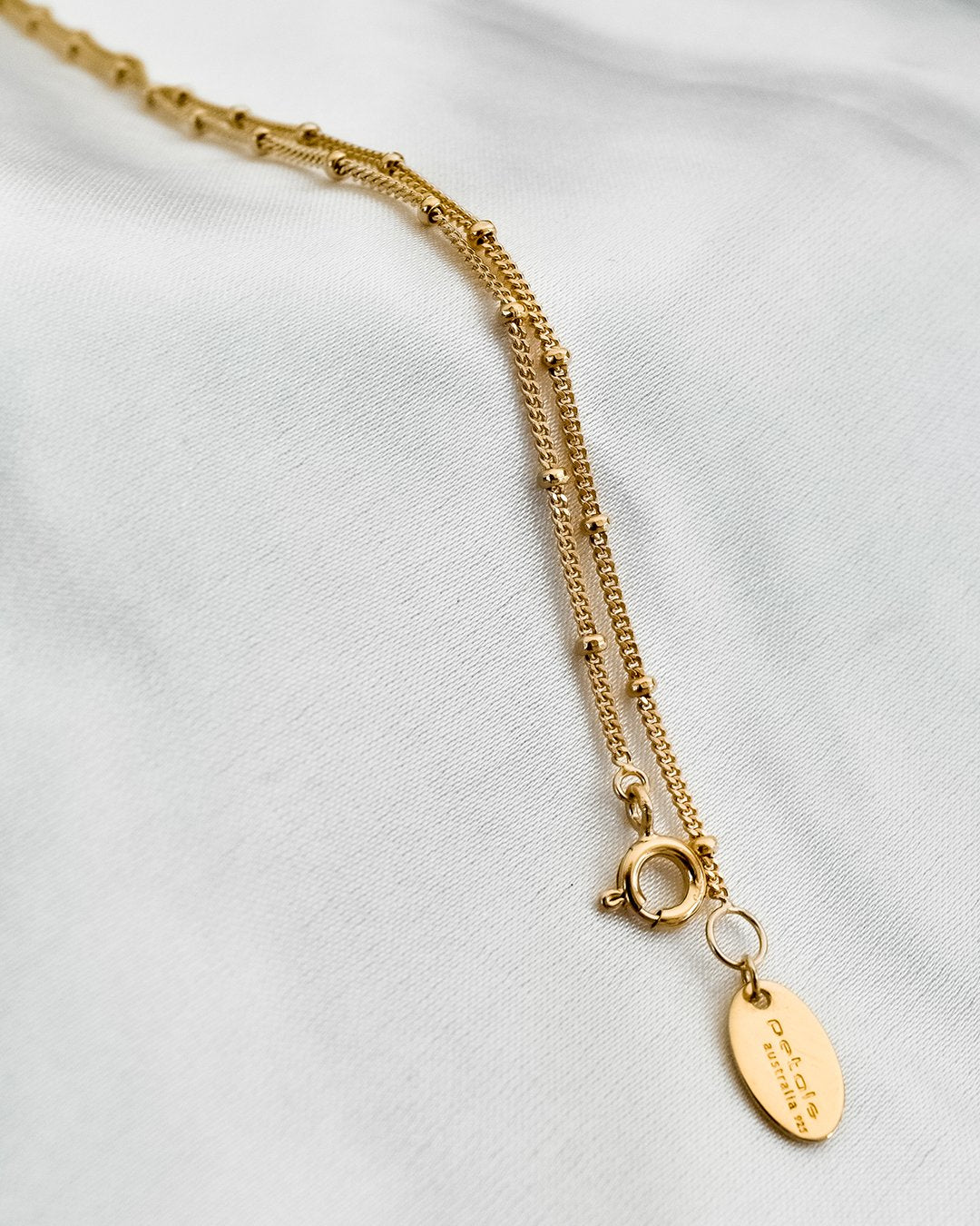 Ball Chain Necklace - 42cm Gold