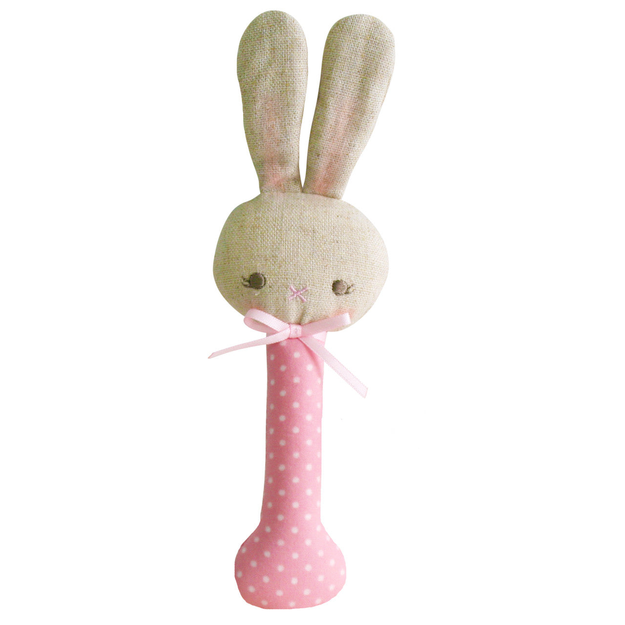 Baby Bunny Stick Rattle