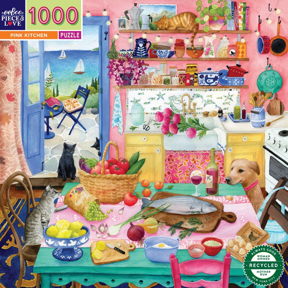 Pink Kitchen 1000 Pce Puzzle