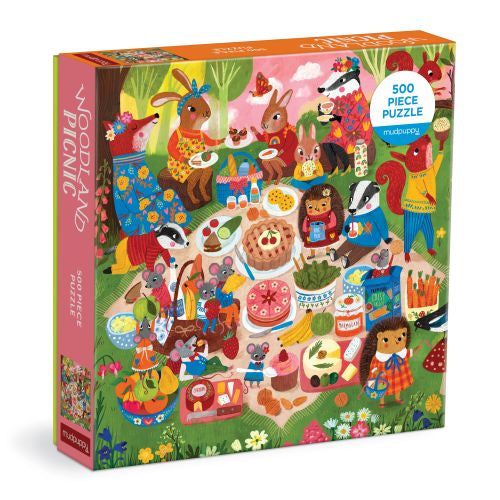 Woodland Picnic Puzzle 500Pce