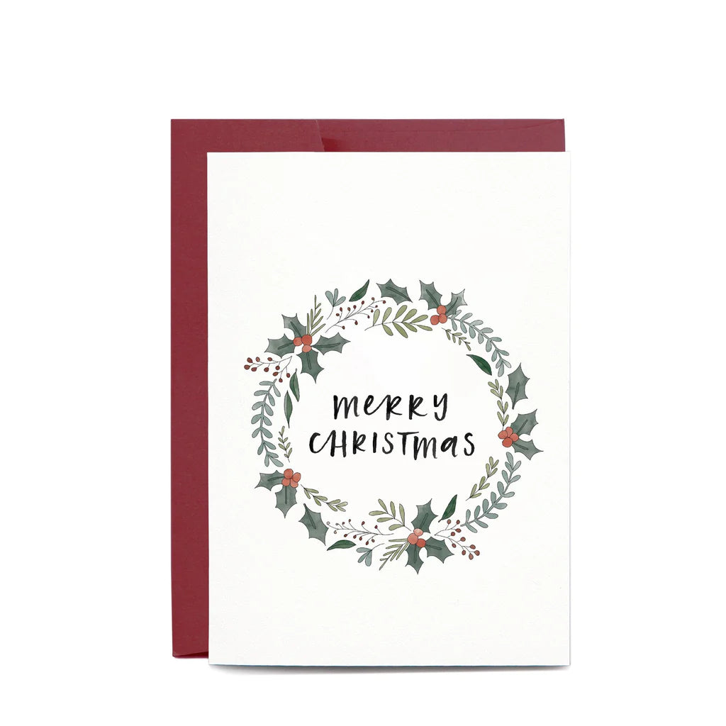 Christmas Wreath Card