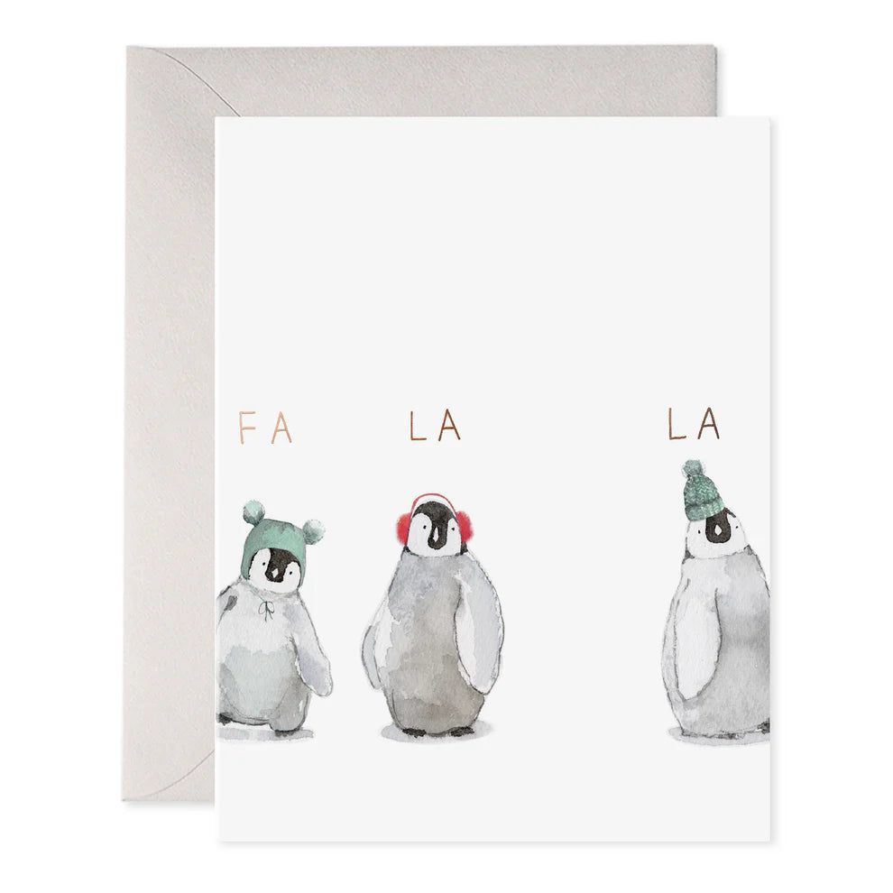 Fa La La Penguins Card