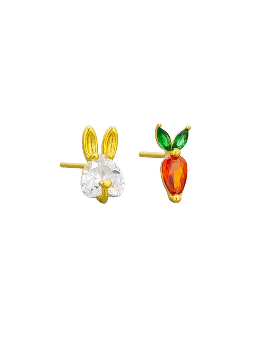 Bugsy Carrot Studs