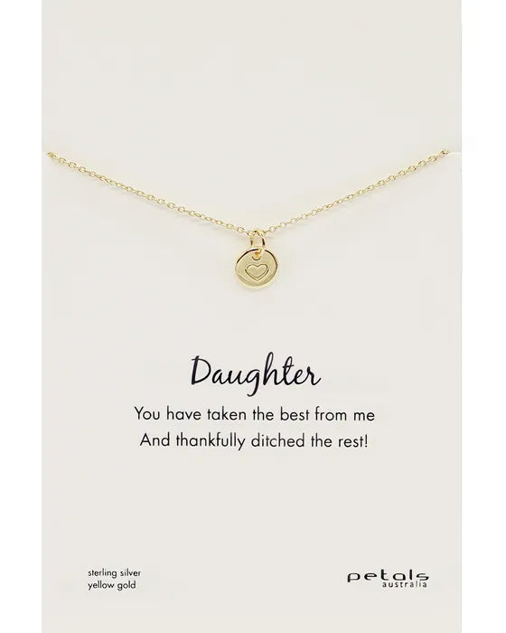 Daughter Heart Necklace