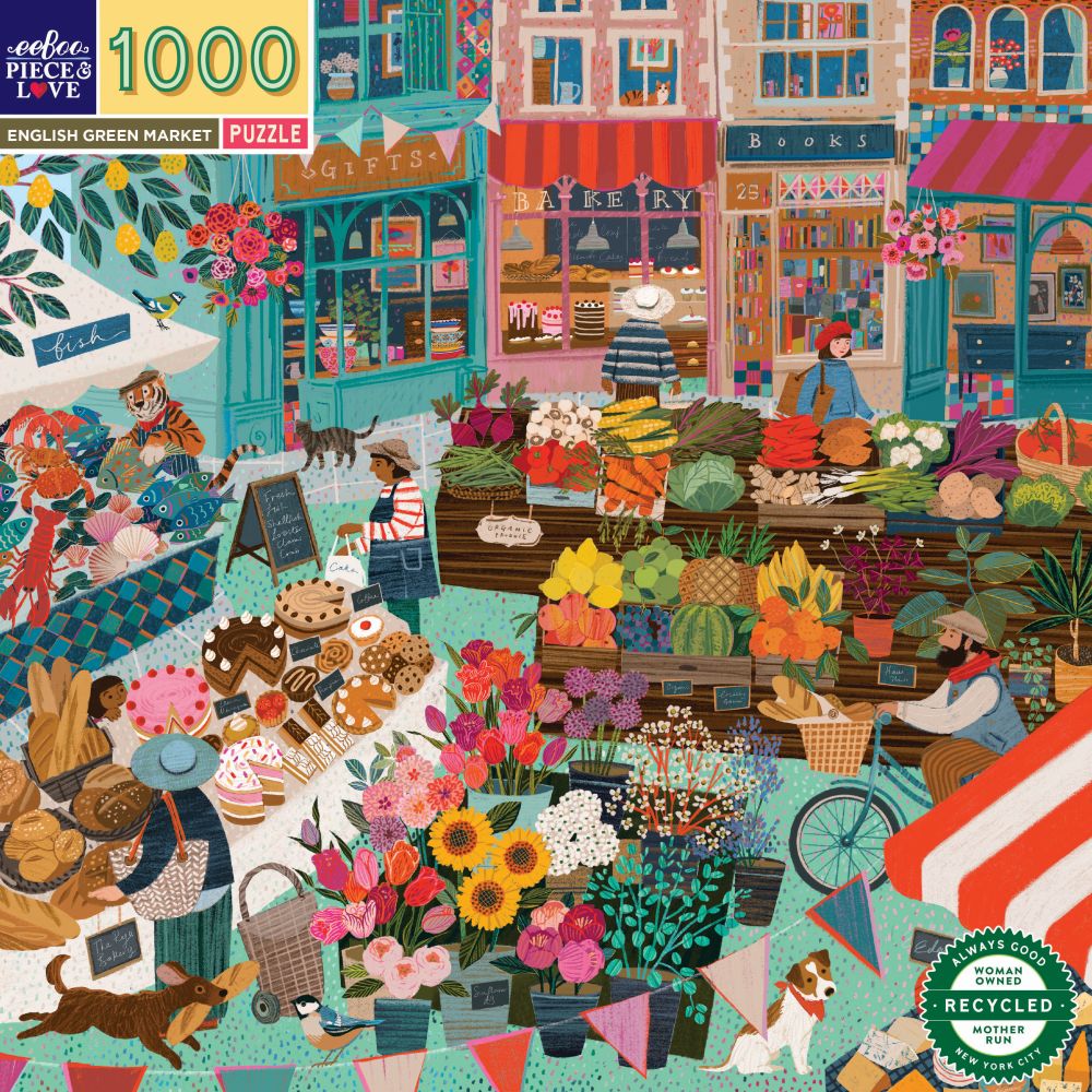 English Green Market 1000 Pce Puzzle