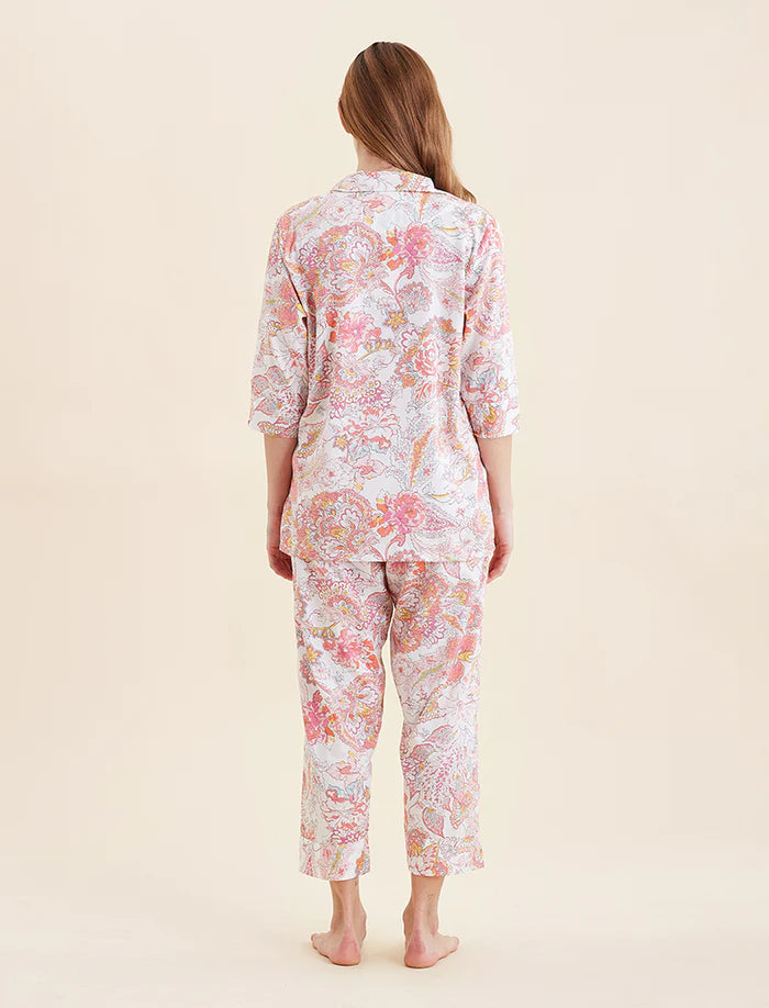 Ella Crop PJ Set w Eye Mask