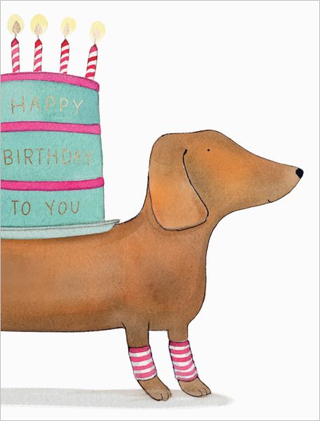 Slinky Dog Birthday Card