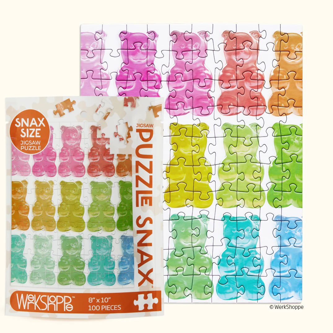 Snax Size 100 Piece Zip Lock Puzzles - Various Styles