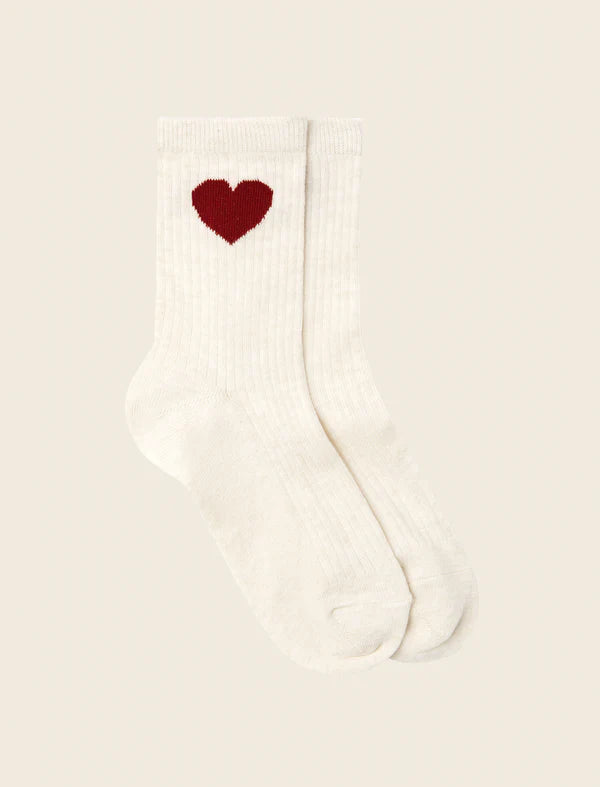 Heart Organic Socks