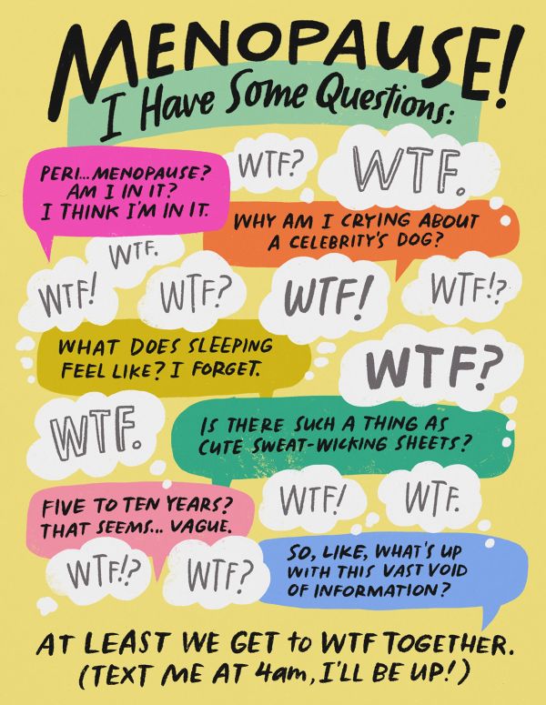 I Have Some Questions Menopause Card