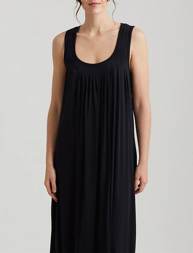 Kate Modal Soft Pleat Front Maxi Nightie