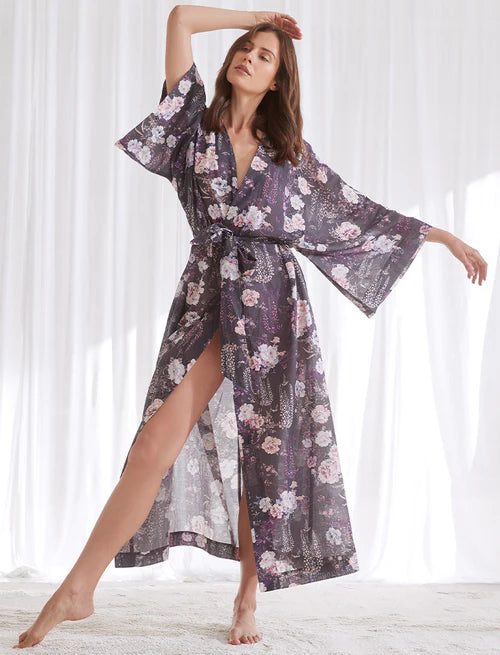 Odette Kimono Maxi Robe