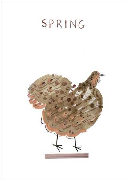 Spring Chicken Card