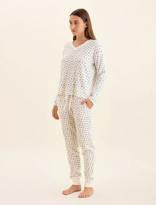 Waffle Jogger PJ Set