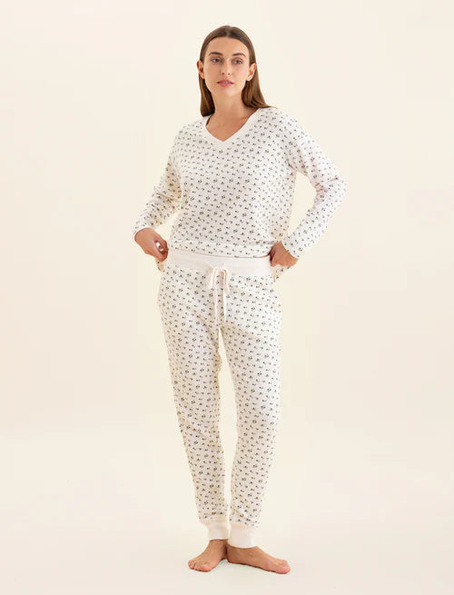 Waffle Jogger PJ Set