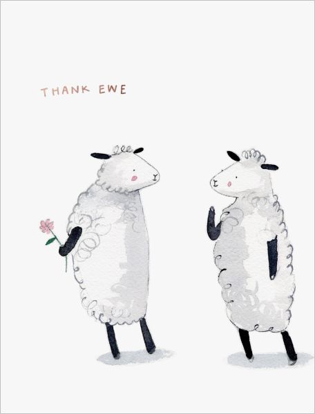 Thank Ewe Card