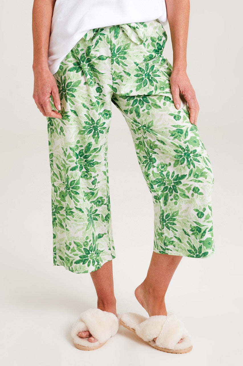 3/4 Wide Leg Pyjama Pant