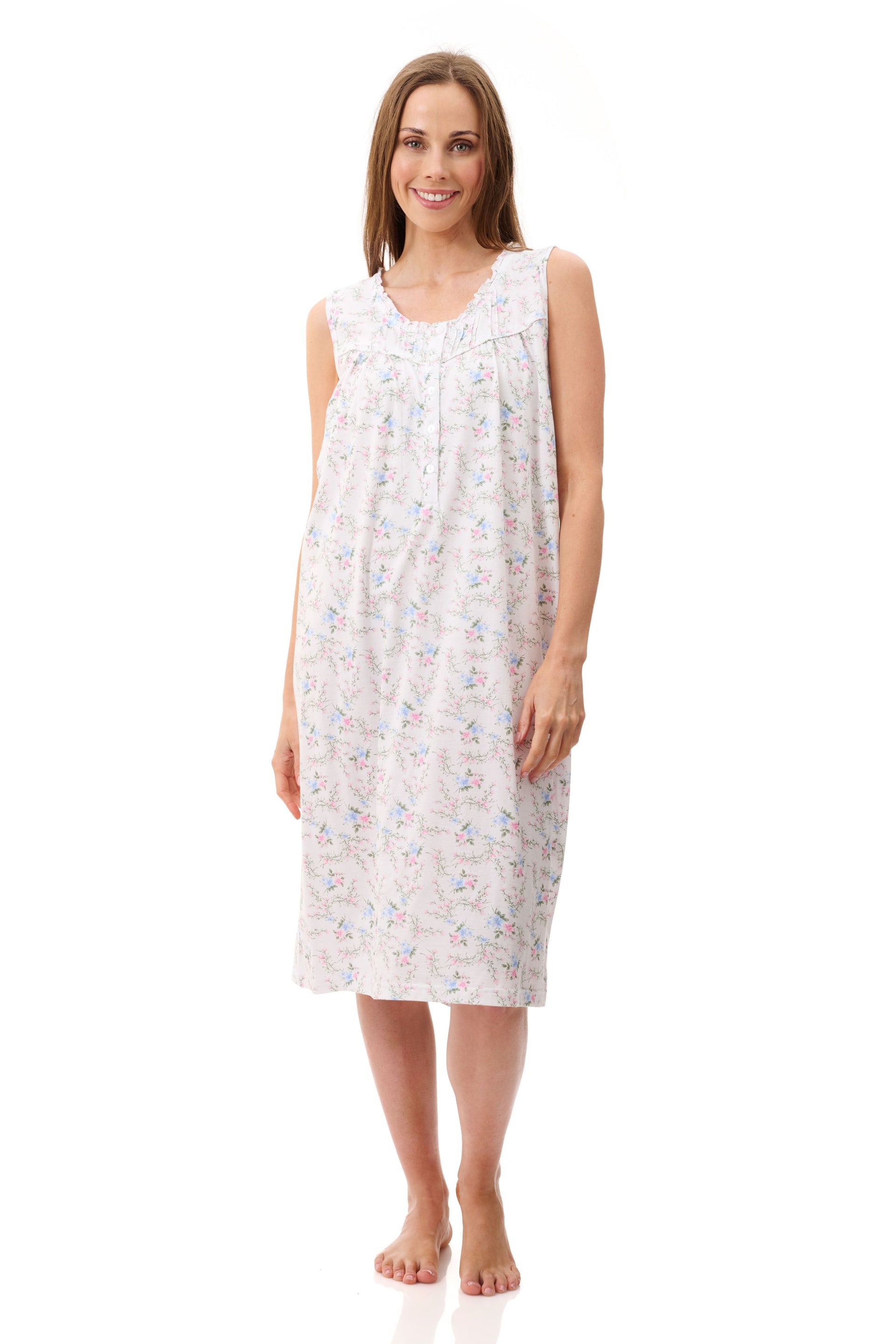 Uma Short Sleeveless Nightie