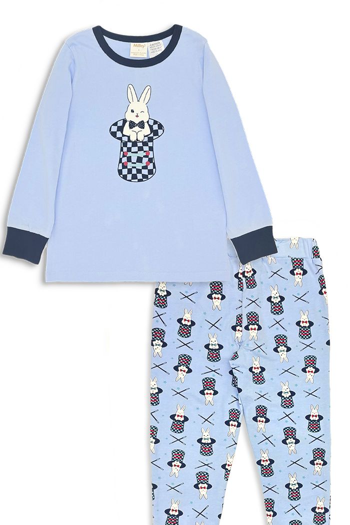 Magic Bunny Placement Print PJs