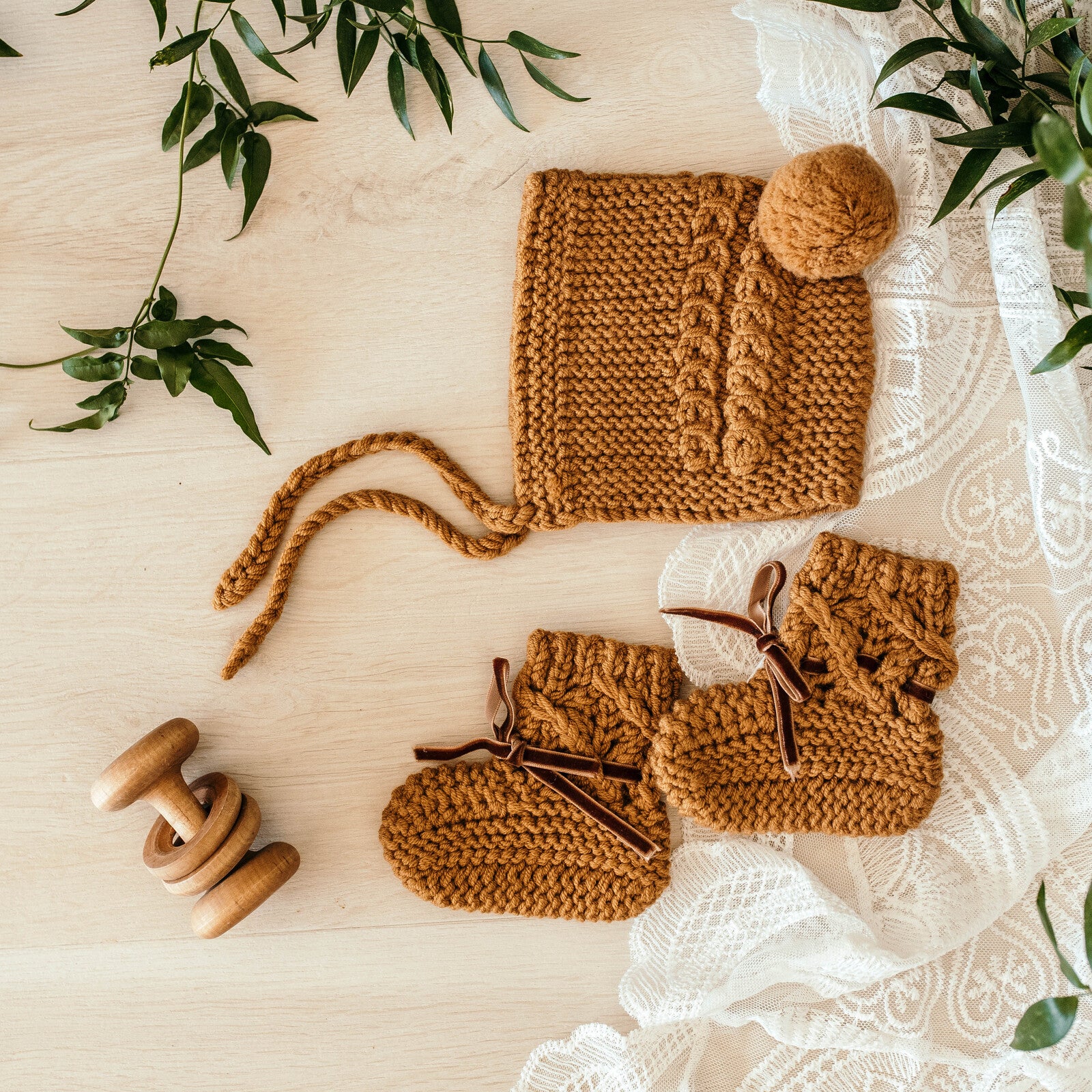 Bonnet & Booties Set