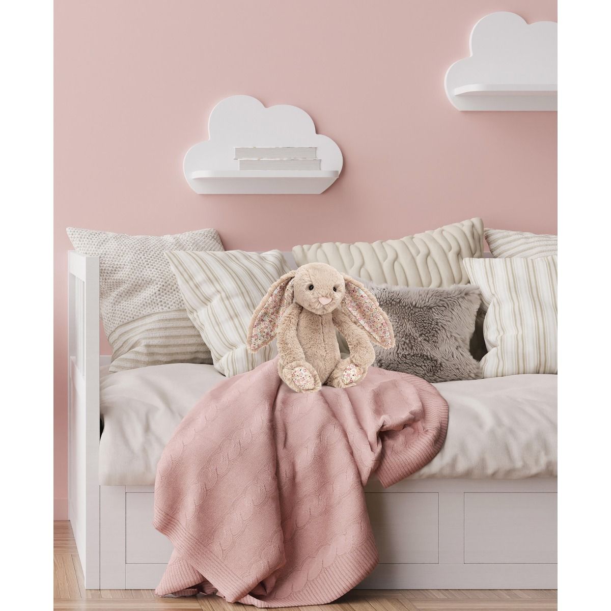 Jellycat Bashful Bea Blossom Bunny