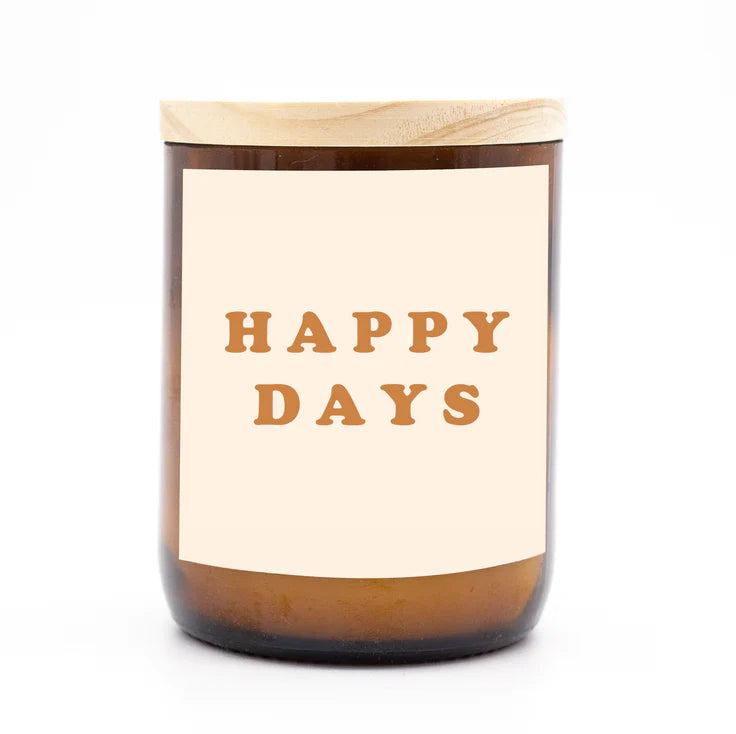 Happy Days Candle