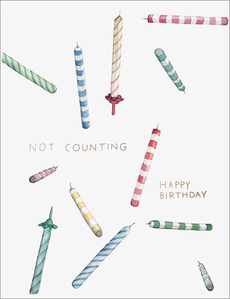 Not Counting Candles Card