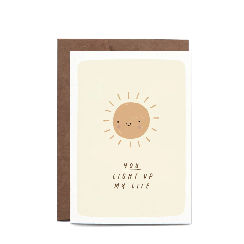 You Light Up My Life Card