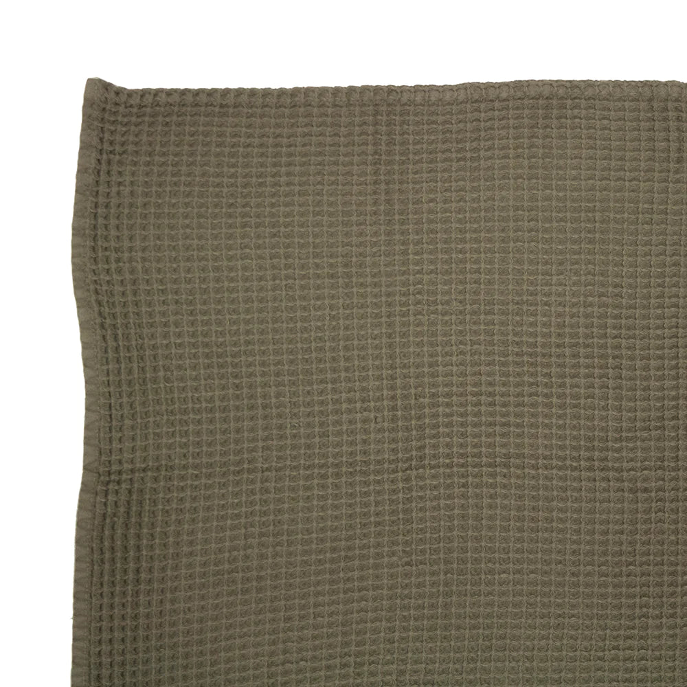 Waffle Throw Olive