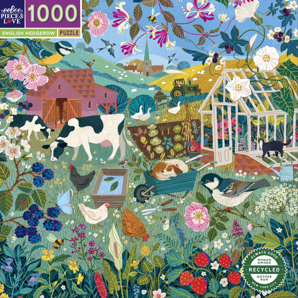 English Hedgerow 1000pce Puzzle