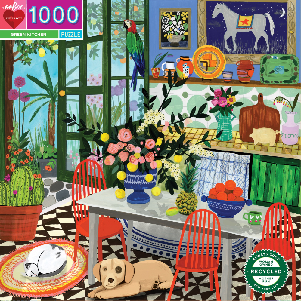 Green Kitchen 1000 Pce Puzzle