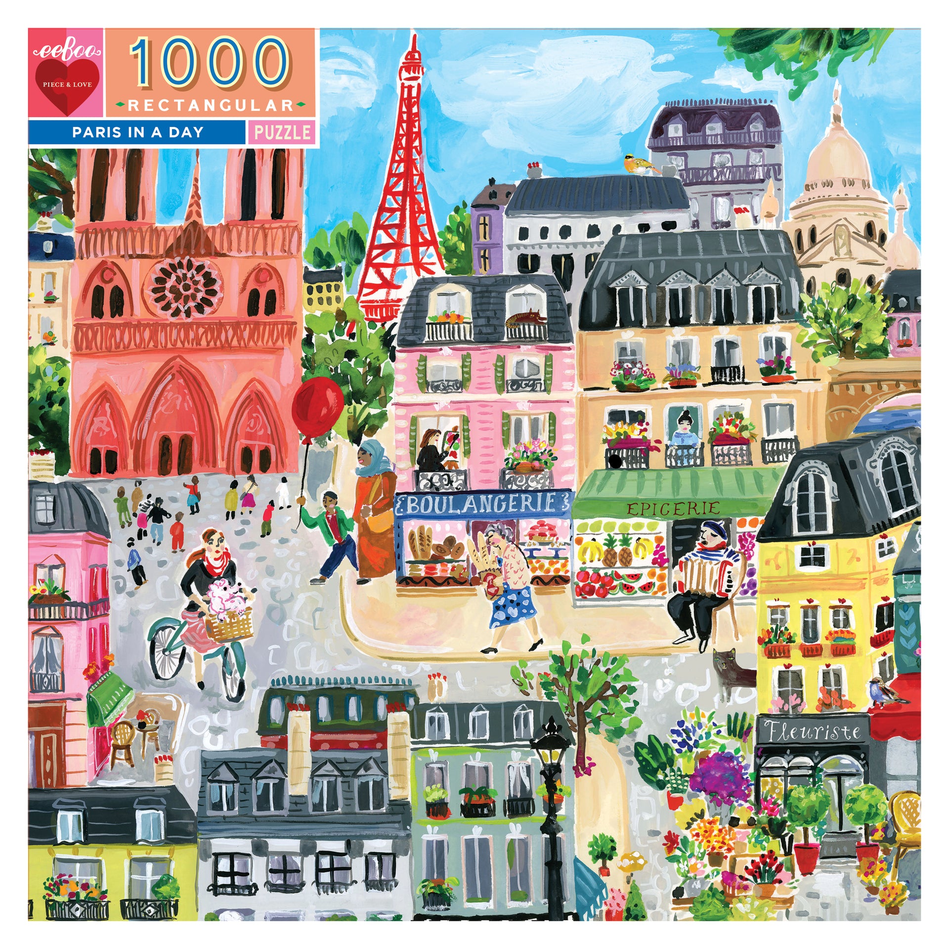 Paris in A Day 1000Pc Puzzle