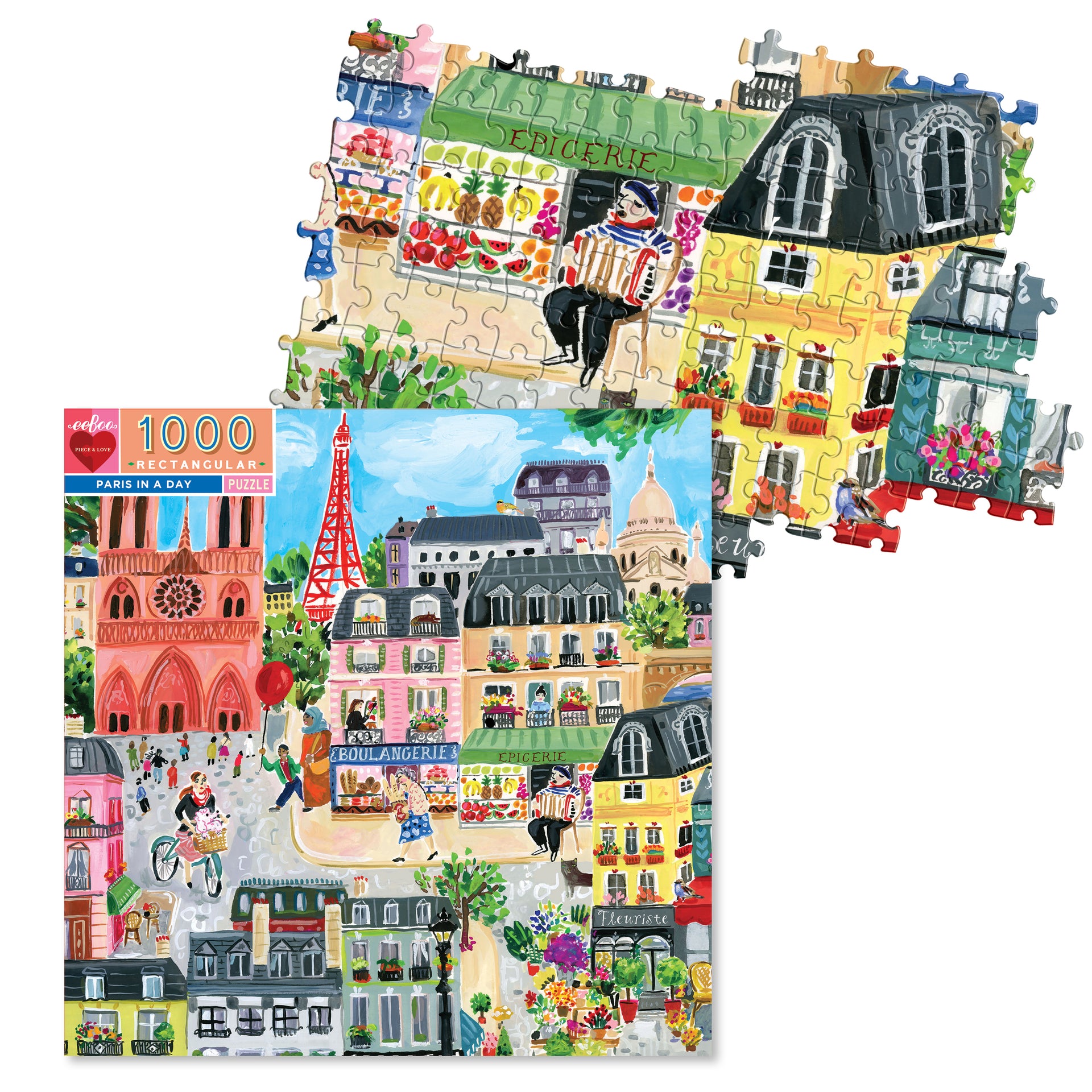 Paris in A Day 1000Pc Puzzle