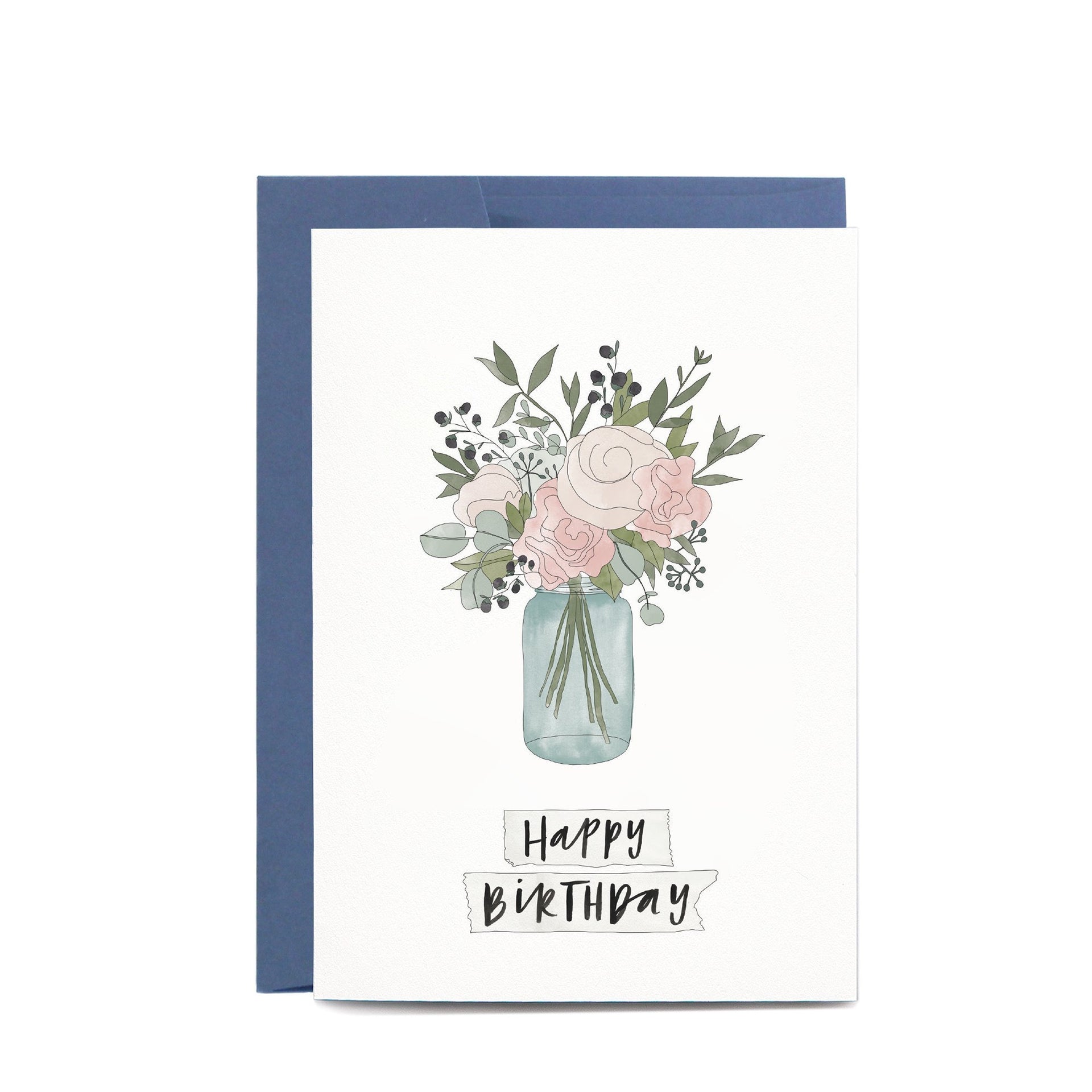 Jar of Flowers Card