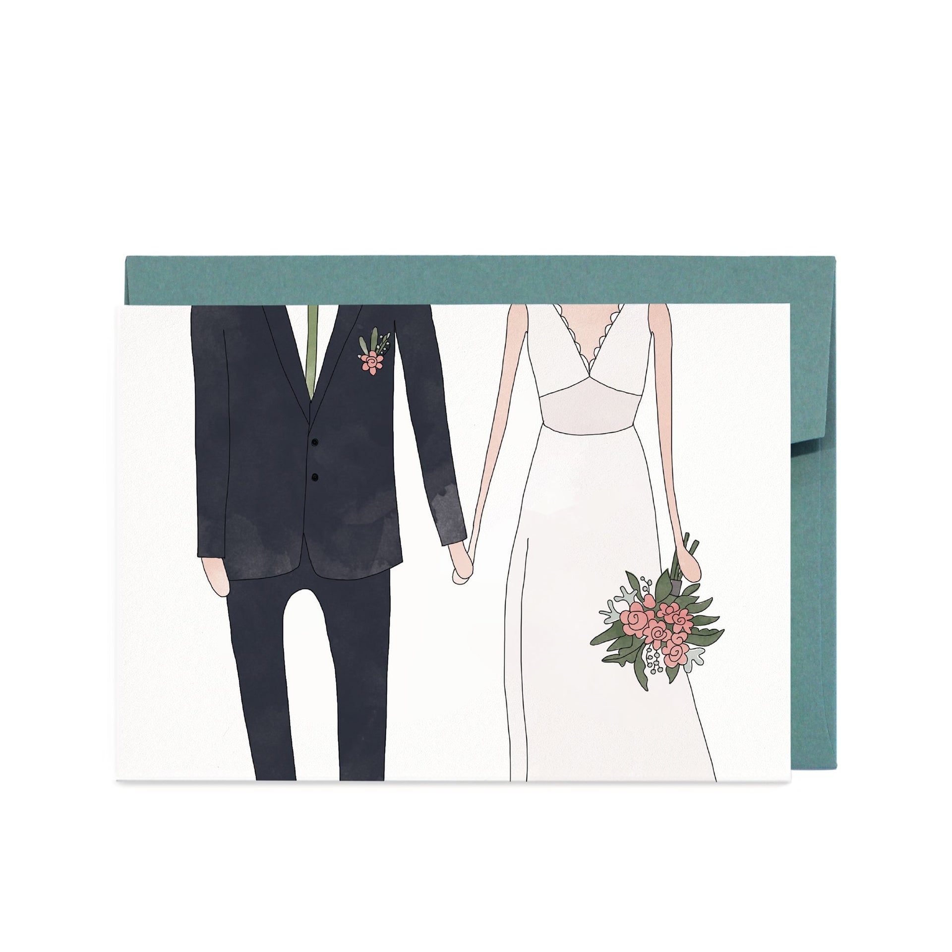 Wedding Man & Woman Card