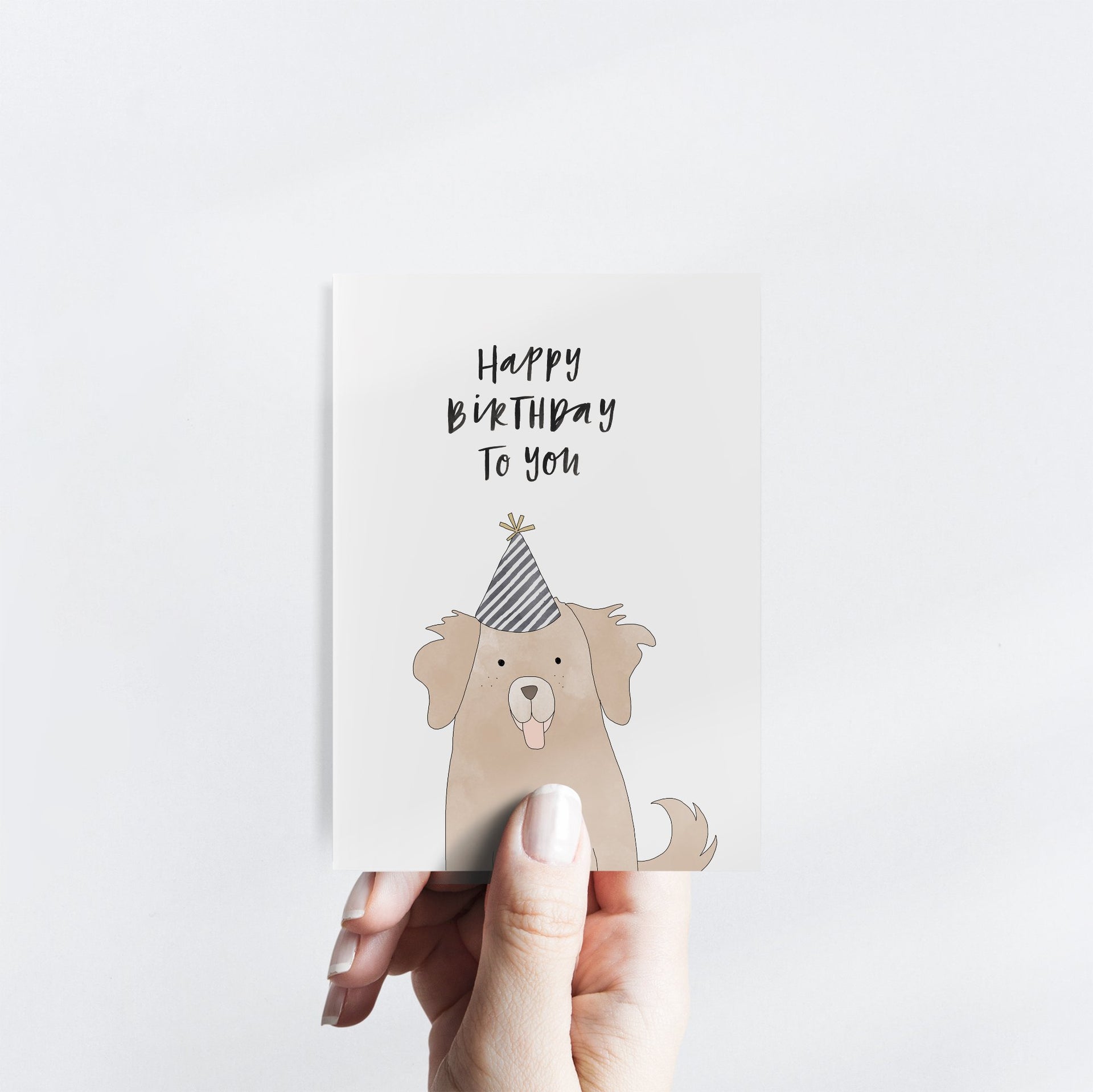 Birthday Dog Greeting Card