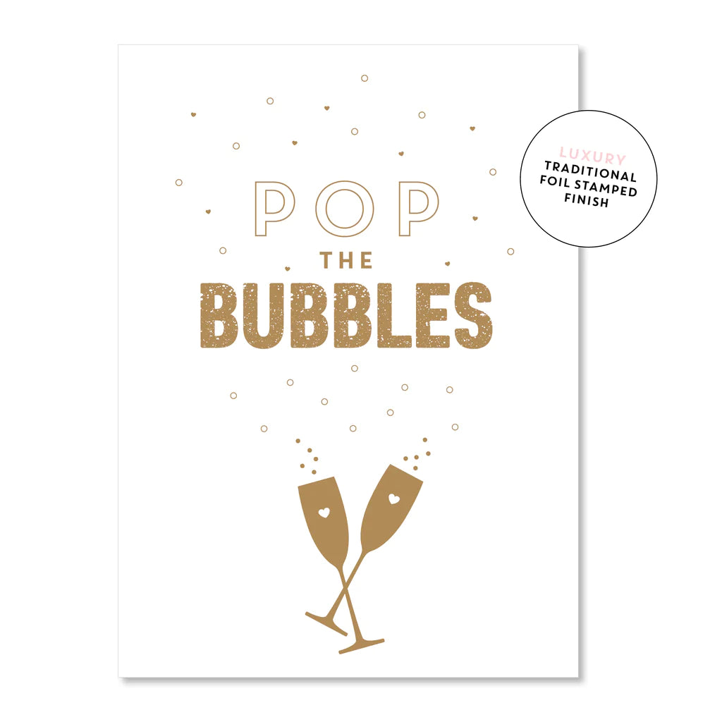 Pop The Bubbles Card Foil