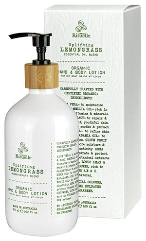 Flourish Organics Hand & Body Lotion Lemongrass